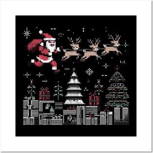 Christmas Santa as Mario style 32 Posters and Art